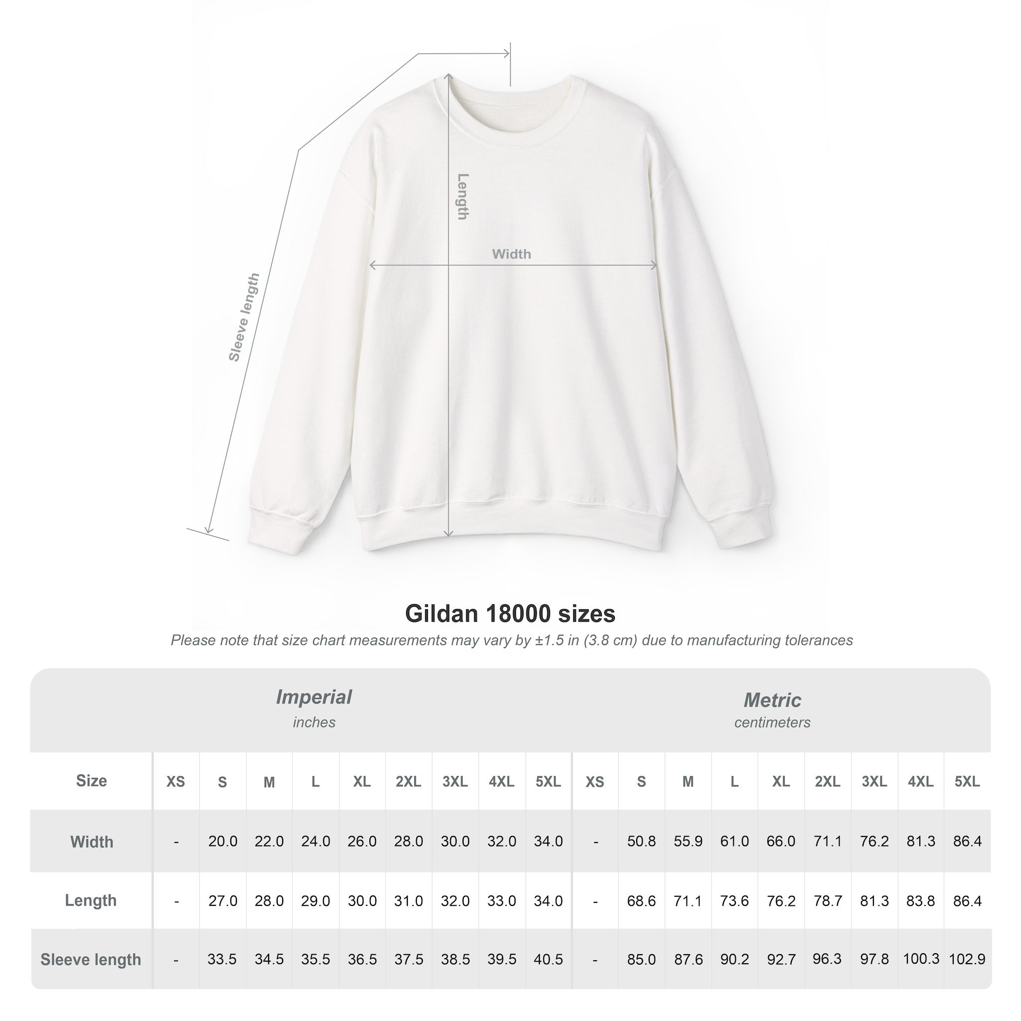 Unisex Heavy Blend Urban Soul Apparel Crewneck Sweatshirt