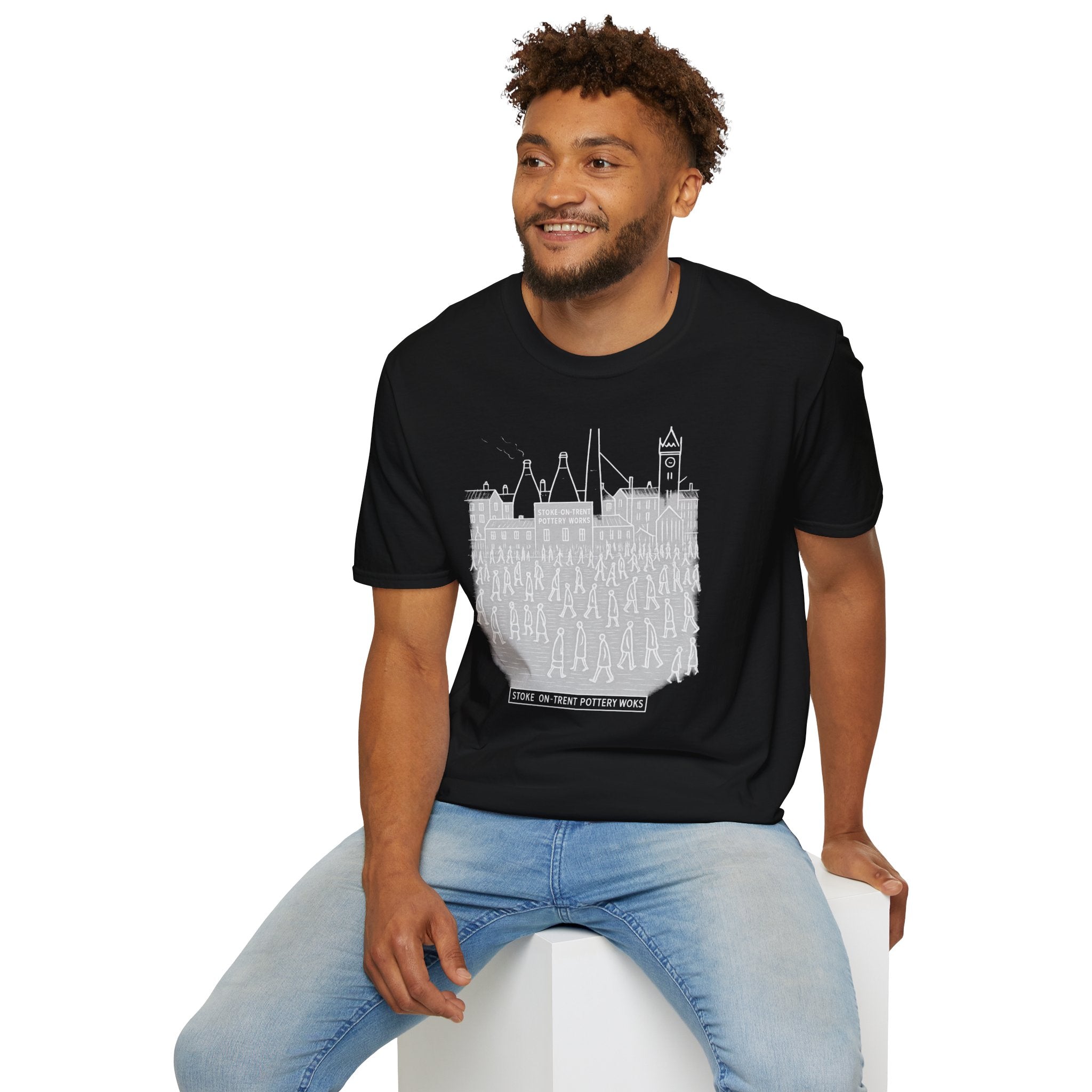 Industrial Landscape  Softstyle T-Shirt