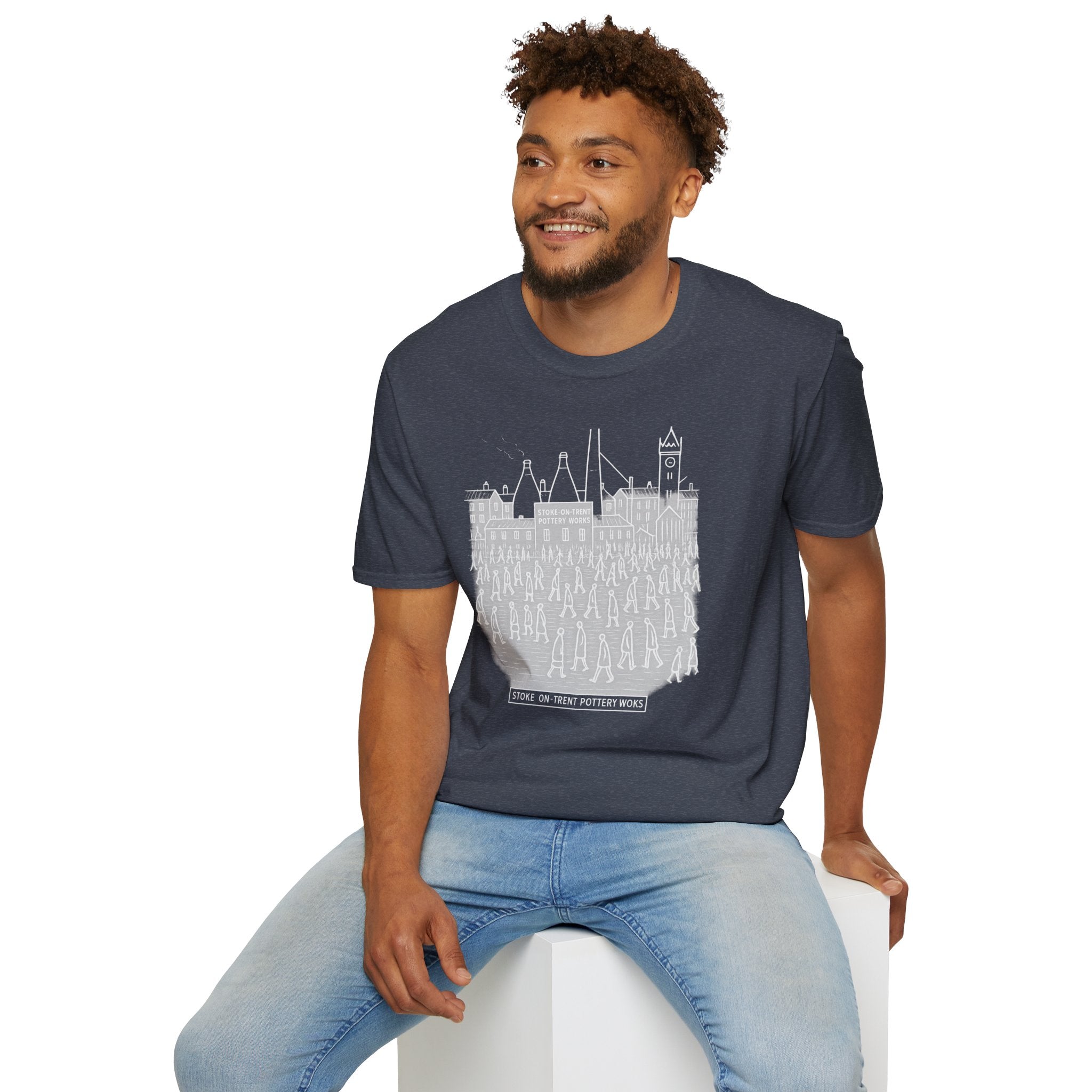 Industrial Landscape  Softstyle T-Shirt