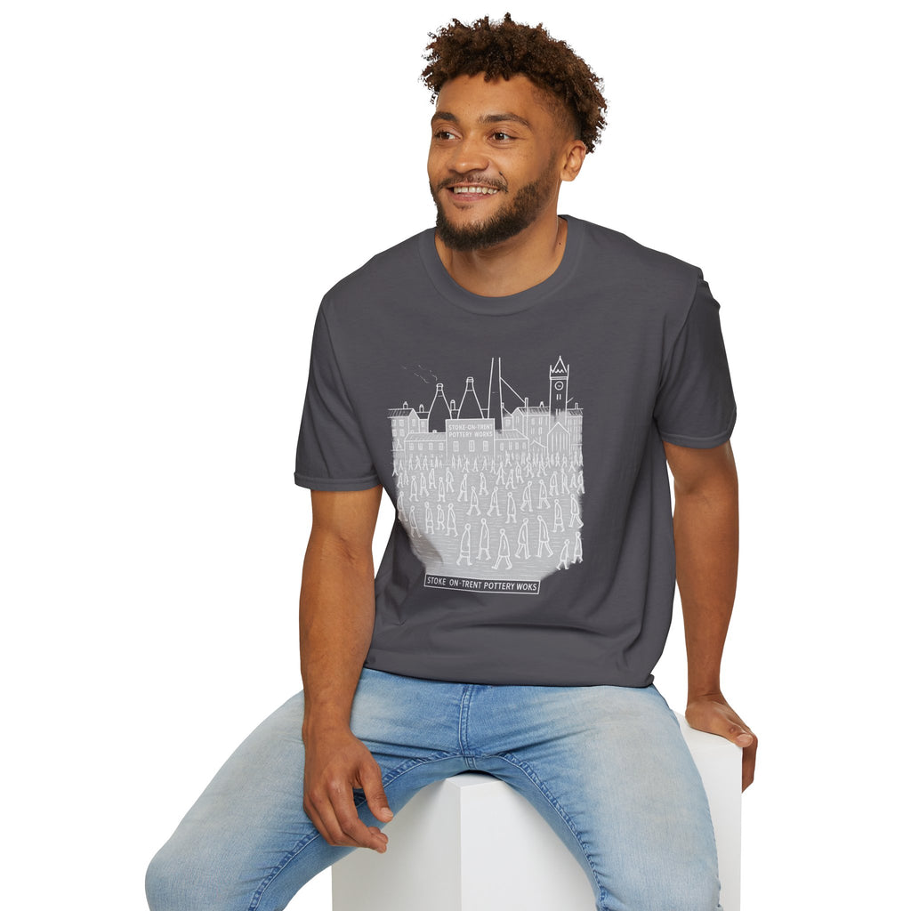 Industrial Landscape  Softstyle T-Shirt