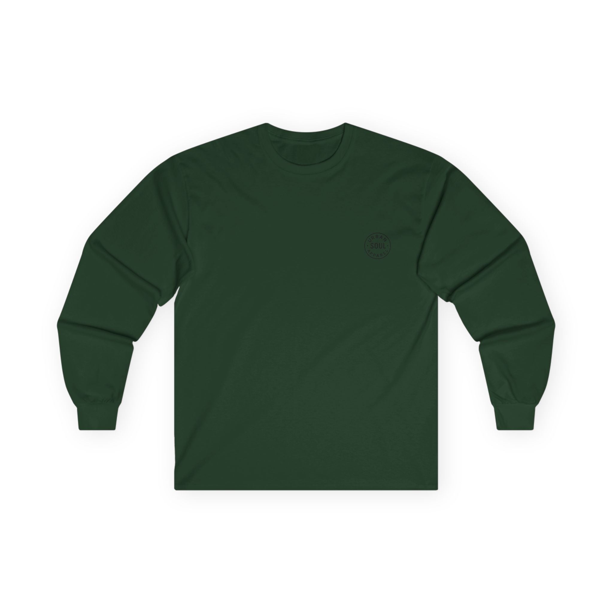 Urban Soul Apparel Long Sleeve Tee - Comfy Cotton Shirt for Everyday Wear