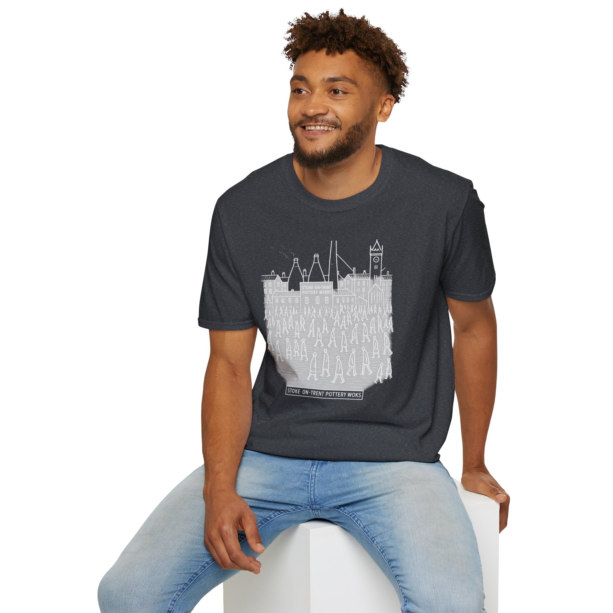 Industrial Landscape  Softstyle T-Shirt